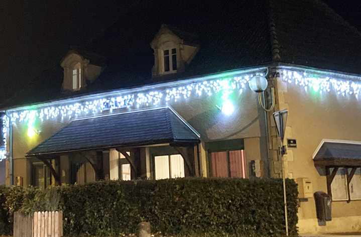 Mairie illuminée