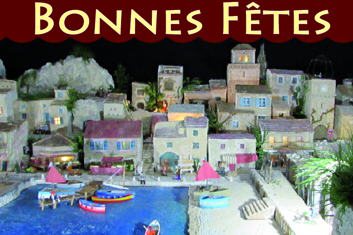 Village de bord de mer miniature 