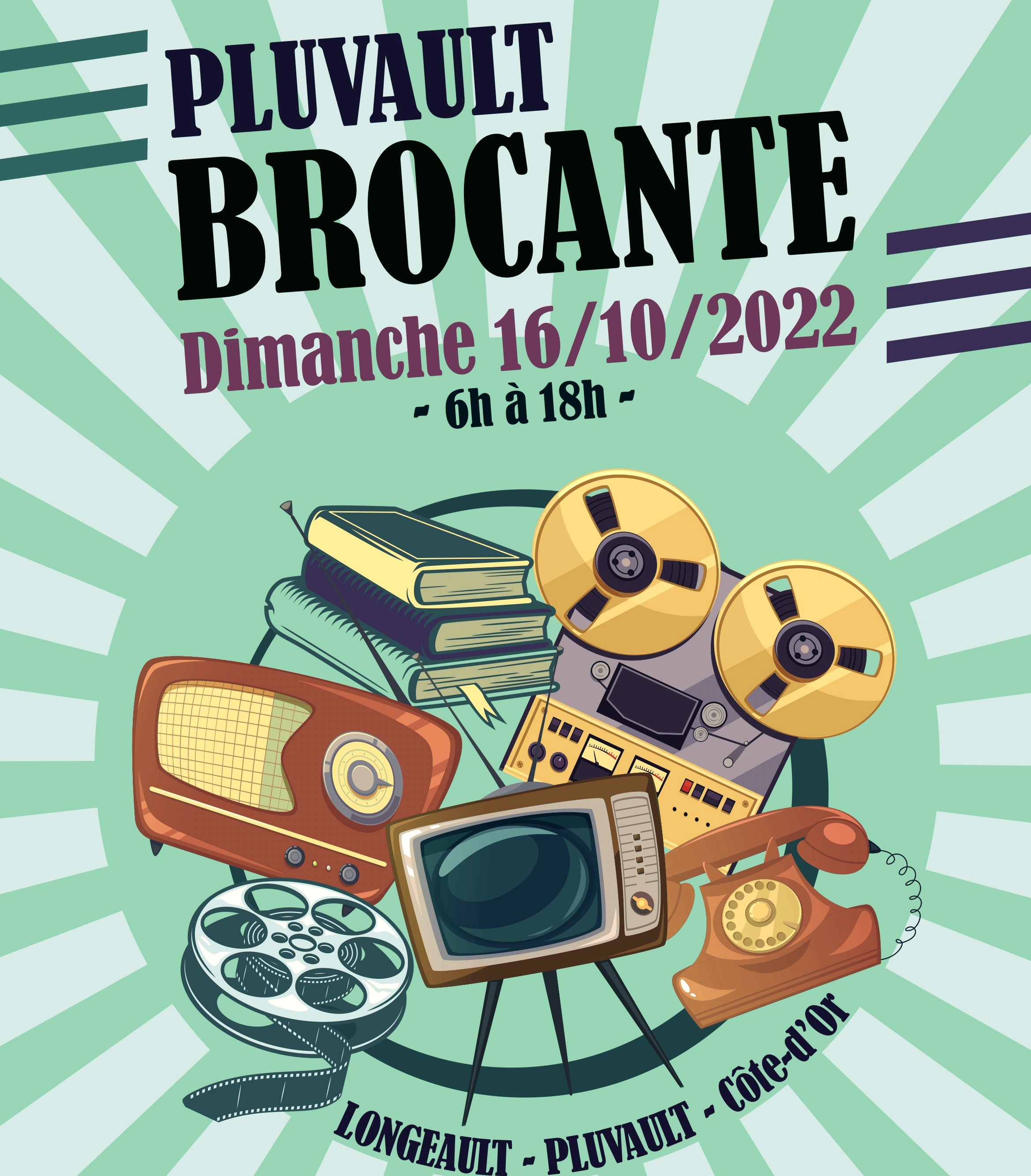 Affiche brocante